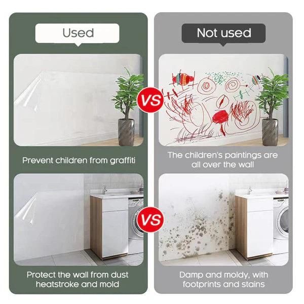 WallShield™ – Transparent Wall Protection Film (Buy 1 Get 1 Free)