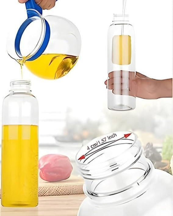 Pouréa™ Oil Dispenser | Pack of 2 | Buy 1 Get 1 FREE - Big Size ( 1 Litre Each )