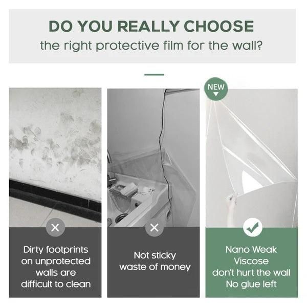 WallShield™ – Transparent Wall Protection Film (Buy 1 Get 1 Free)